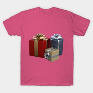 Merry Christmas Big Gift Boxes T-Shirt